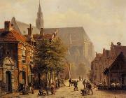 European city landscape, street landsacpe, construction, frontstore, building and architecture. 297 unknow artist